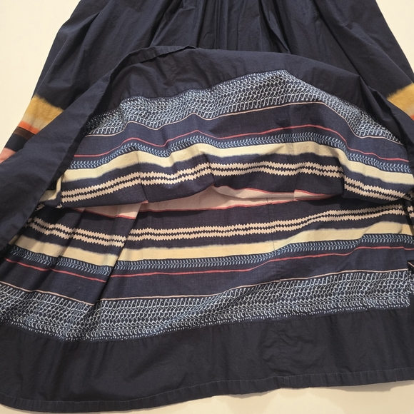 A.L.C. Tate Dress In Blue Cotton Cocktail Dress Strapless Size 4 - Picture 4 of 15